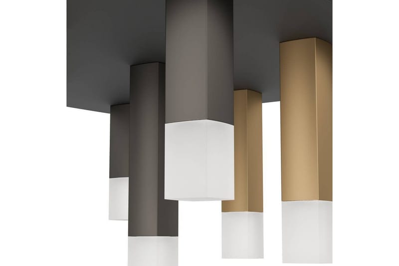 Takbelysning Eglo Estanterios Grå/Brun med 9 Lamper - Belysning - Innendørsbelysning & Lamper - Soveromslampe - Taklampa sovrum