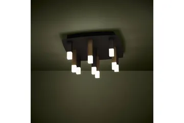 Takbelysning Eglo Estanterios Grå/Brun med 9 Lamper - Belysning - Innendørsbelysning & Lamper - Soveromslampe - Taklampa sovrum