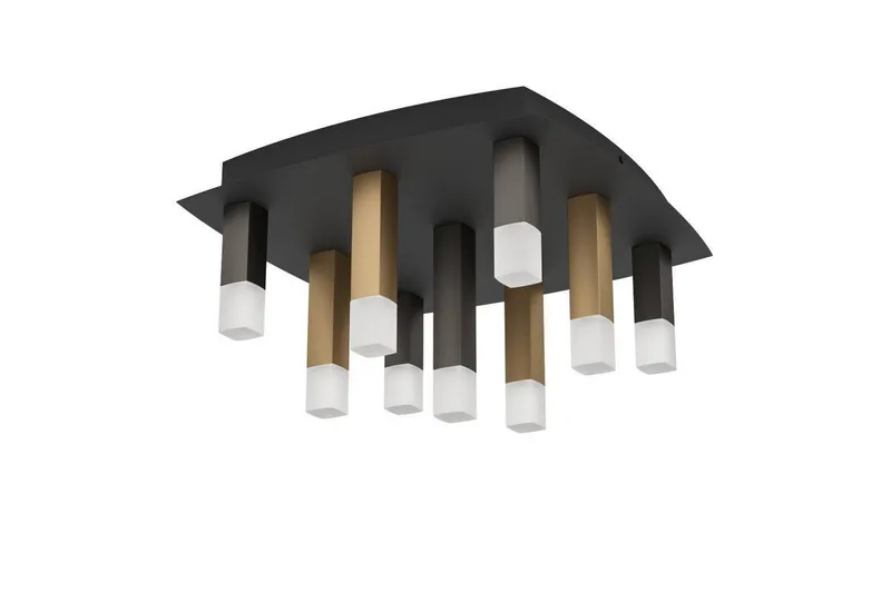 Takbelysning Eglo Estanterios Grå/Brun med 9 Lamper, undefined