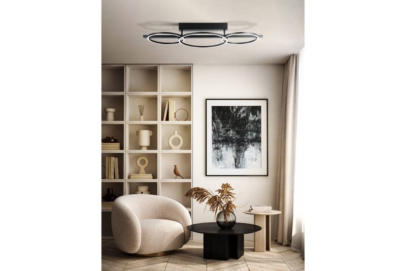 Takbelysning Eglo Lanacera Svart/Gull - Belysning - Innendørsbelysning & Lamper - Soveromslampe - Taklampa sovrum