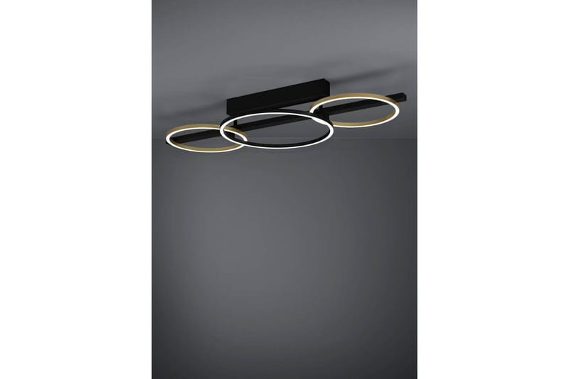 Takbelysning Eglo Lanacera Svart/Gull - Belysning - Innendørsbelysning & Lamper - Soveromslampe - Taklampa sovrum