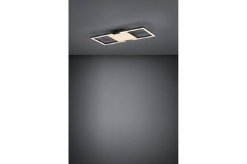 Takbelysning Eglo Macellara Avlang Svart/Hvit - Belysning - Innendørsbelysning & Lamper - Soveromslampe - Taklampa sovrum