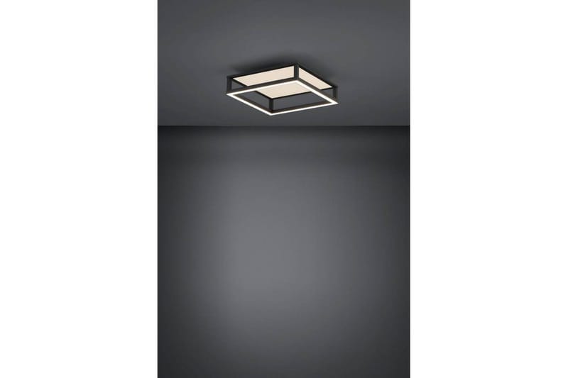 Takbelysning Eglo Macellara Svart/Hvit 45x45 cm - Belysning - Innendørsbelysning & Lamper - Soveromslampe - Taklampa sovrum