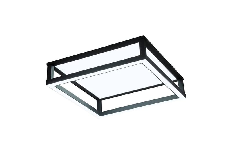 Takbelysning Eglo Macellara Svart/Hvit 45x45 cm - Belysning - Innendørsbelysning & Lamper - Soveromslampe - Taklampa sovrum