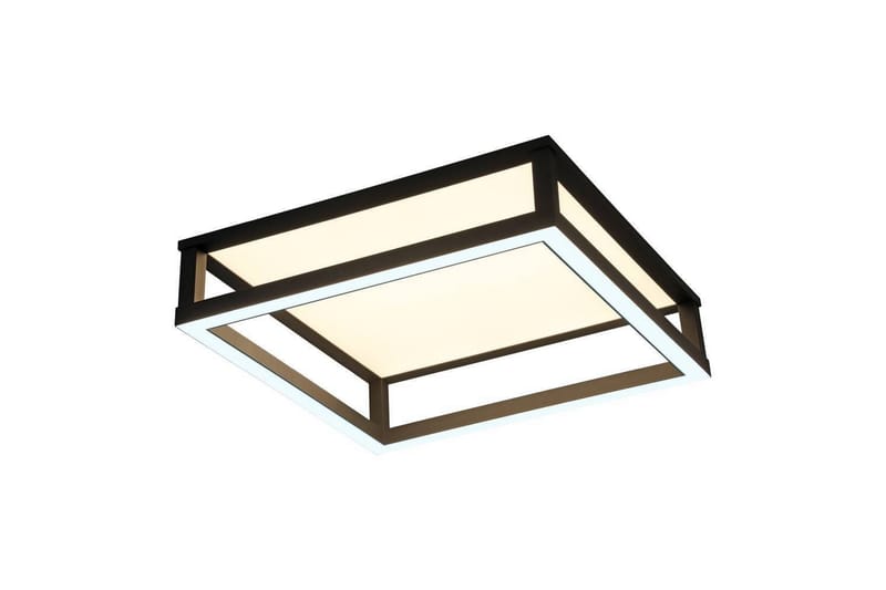 Takbelysning Eglo Macellara Svart/Hvit 45x45 cm - Belysning - Innendørsbelysning & Lamper - Soveromslampe - Taklampa sovrum