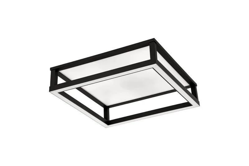 Takbelysning Eglo Macellara Svart/Hvit 45x45 cm, undefined