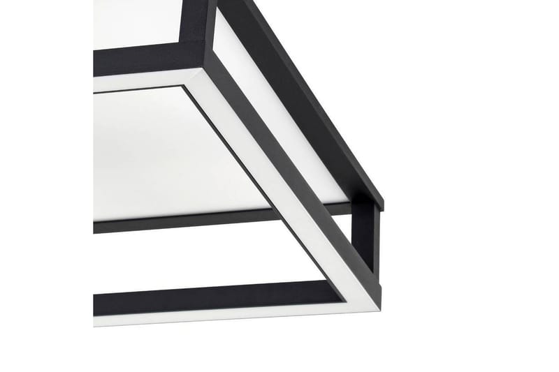 Takbelysning Eglo Macellara Svart/Hvit 45x45 cm - Belysning - Innendørsbelysning & Lamper - Soveromslampe - Taklampa sovrum