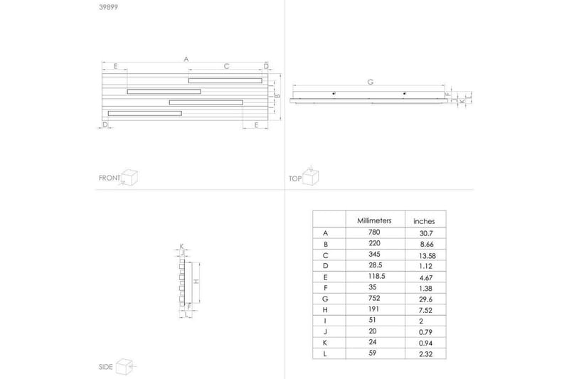 Takbelysning Eglo Marreira Tre - Belysning - Innendørsbelysning & Lamper - Soveromslampe - Taklampa sovrum