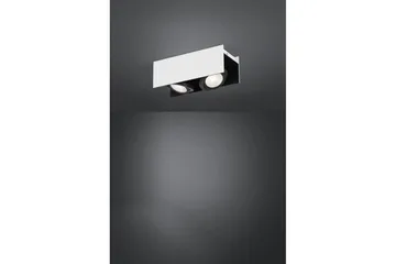 Takbelysning Eglo Vidago Hvit/Svart 2 Lamper - 2 Lamper - Belysning - Innendørsbelysning & Lamper - Soveromslampe - Taklampa sovrum