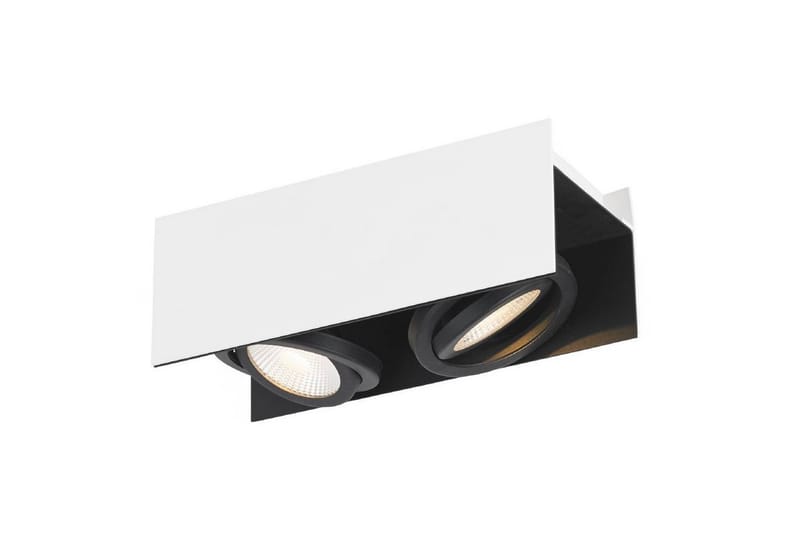 Takbelysning Eglo Vidago Hvit/Svart 2 Lamper - 2 Lamper - Belysning - Innendørsbelysning & Lamper - Soveromslampe - Taklampa sovrum
