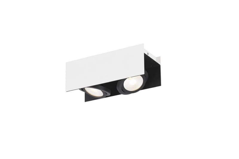 Takbelysning Eglo Vidago Hvit/Svart 2 Lamper - 2 Lamper - Belysning - Innendørsbelysning & Lamper - Soveromslampe - Taklampa sovrum