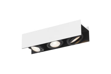 Takbelysning Eglo Vidago Hvit/Svart 3 lamper - 3 lamper - Belysning - Innendørsbelysning & Lamper - Soveromslampe - Taklampa sovrum