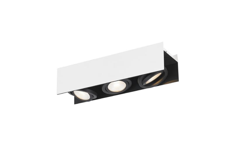 Takbelysning Eglo Vidago Hvit/Svart 3 lamper - 3 lamper - Belysning - Innendørsbelysning & Lamper - Soveromslampe - Taklampa sovrum