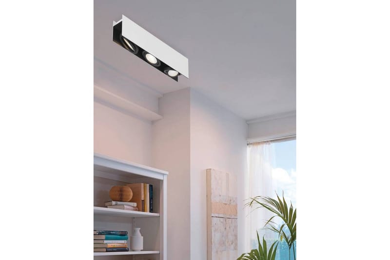 Takbelysning Eglo Vidago Hvit/Svart 3 lamper - 3 lamper - Belysning - Innendørsbelysning & Lamper - Soveromslampe - Taklampa sovrum