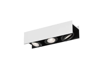 Takbelysning Eglo Vidago Hvit/Svart 3 lamper - 3 lamper - Belysning - Innendørsbelysning & Lamper - Soveromslampe - Taklampa sovrum
