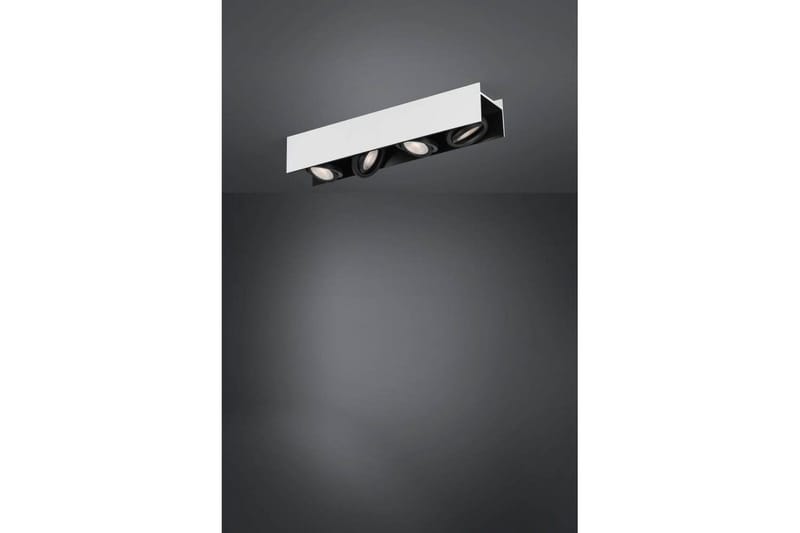 Takbelysning Eglo Vidago Hvit/Svart 4 Lamper - 4 Lamper - Belysning - Innendørsbelysning & Lamper - Soveromslampe - Taklampa sovrum