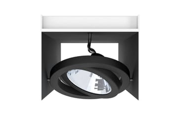 Takbelysning Eglo Vidago Hvit/Svart 4 Lamper - 4 Lamper - Belysning - Innendørsbelysning & Lamper - Soveromslampe - Taklampa sovrum