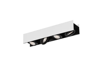 Takbelysning Eglo Vidago Hvit/Svart 4 Lamper - 4 Lamper - Belysning - Innendørsbelysning & Lamper - Soveromslampe - Taklampa sovrum
