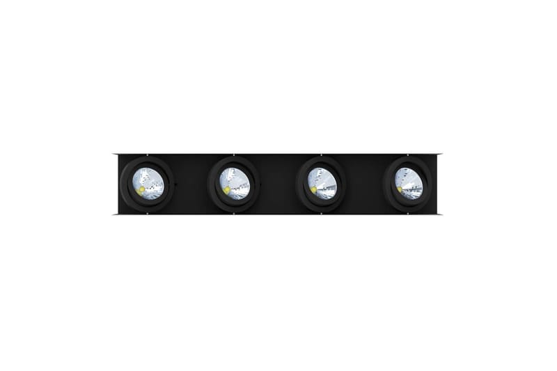 Takbelysning Eglo Vidago Hvit/Svart 4 Lamper - 4 Lamper - Belysning - Innendørsbelysning & Lamper - Soveromslampe - Taklampa sovrum