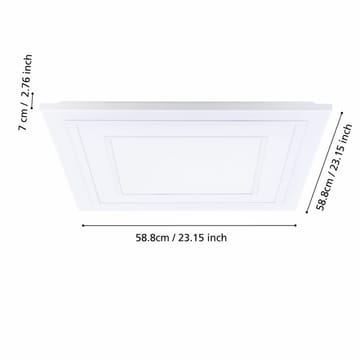 Taklampe Albarca - 588x588 mm - Belysning - Innendørsbelysning & Lamper - Soveromslampe - Taklampa sovrum