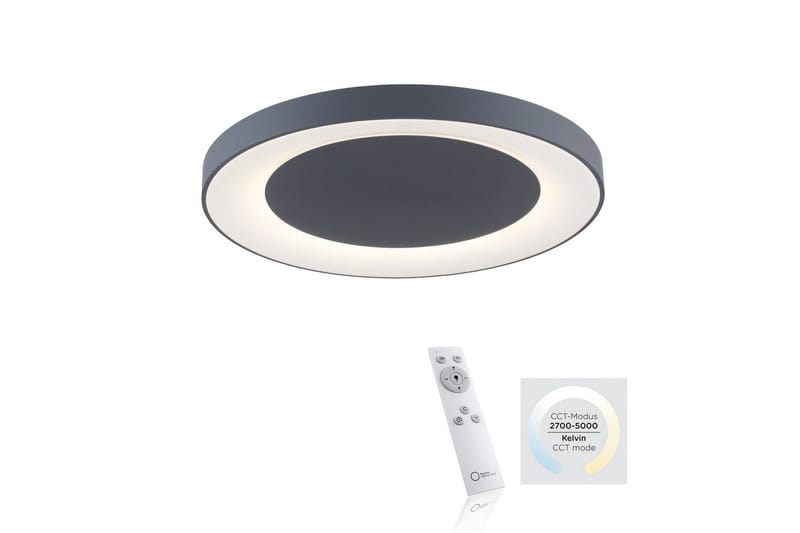 Taklampe Anika - Grå - Belysning - Innendørsbelysning & Lamper - Soveromslampe - Taklampa sovrum