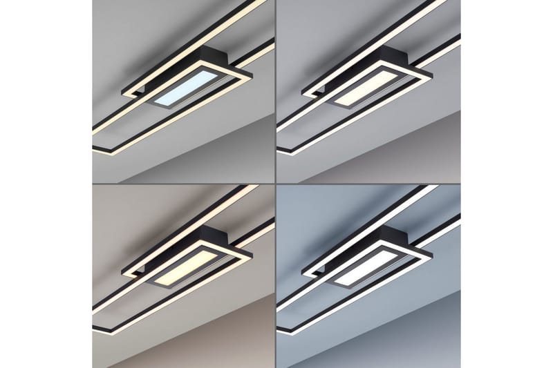 Taklampe Asmin - 17,9x5x95 cm - Belysning - Innendørsbelysning & Lamper - Soveromslampe - Taklampa sovrum