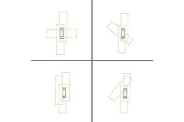 Taklampe Asmin - 69,4x6,8x98,9 cm - Belysning - Innendørsbelysning & Lamper - Soveromslampe - Taklampa sovrum