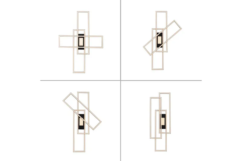 Taklampe Asmin - 69,4x6,8x99 cm - Belysning - Innendørsbelysning & Lamper - Soveromslampe - Taklampa sovrum