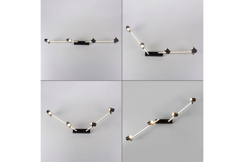 Taklampe Barik - 101x18x123 cm - Belysning - Innendørsbelysning & Lamper - Soveromslampe - Taklampa sovrum