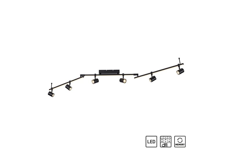 Taklampe Barik - 120x21x188 cm - Belysning - Innendørsbelysning & Lamper - Soveromslampe - Taklampa sovrum