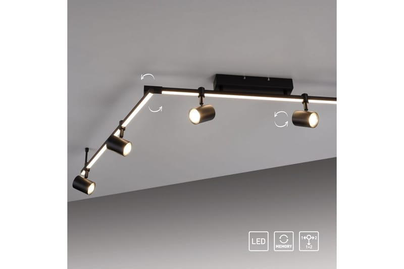 Taklampe Barik - 120x21x188 cm - Belysning - Innendørsbelysning & Lamper - Soveromslampe - Taklampa sovrum
