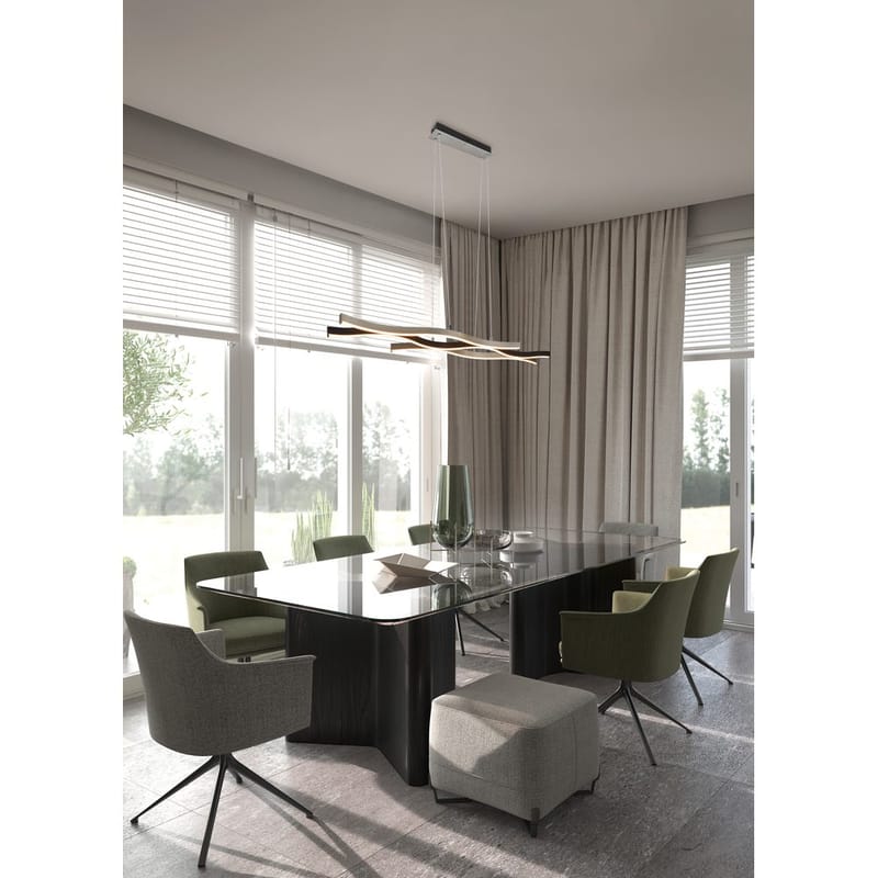 Taklampe Blaze - Børstet aluminium - Belysning - Innendørsbelysning & Lamper - Soveromslampe - Taklampa sovrum