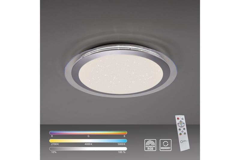 Taklampe Cyba - 45x8x45 cm - Belysning - Innendørsbelysning & Lamper - Soveromslampe - Taklampa sovrum