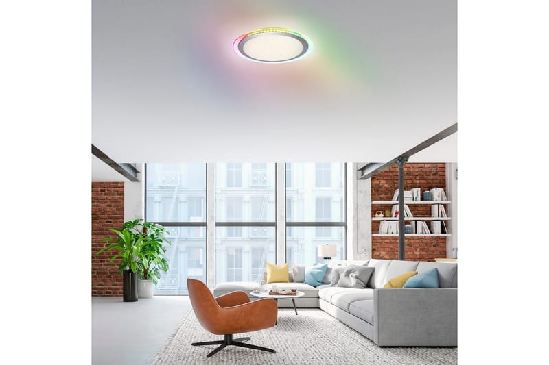 Taklampe Cyba - 45x8x45 cm - Belysning - Innendørsbelysning & Lamper - Soveromslampe - Taklampa sovrum