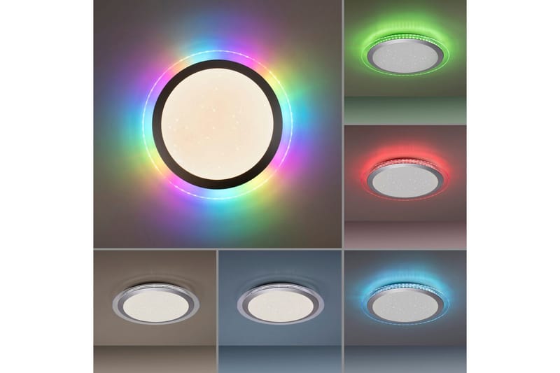 Taklampe Cyba - 45x8x45 cm - Belysning - Innendørsbelysning & Lamper - Soveromslampe - Taklampa sovrum