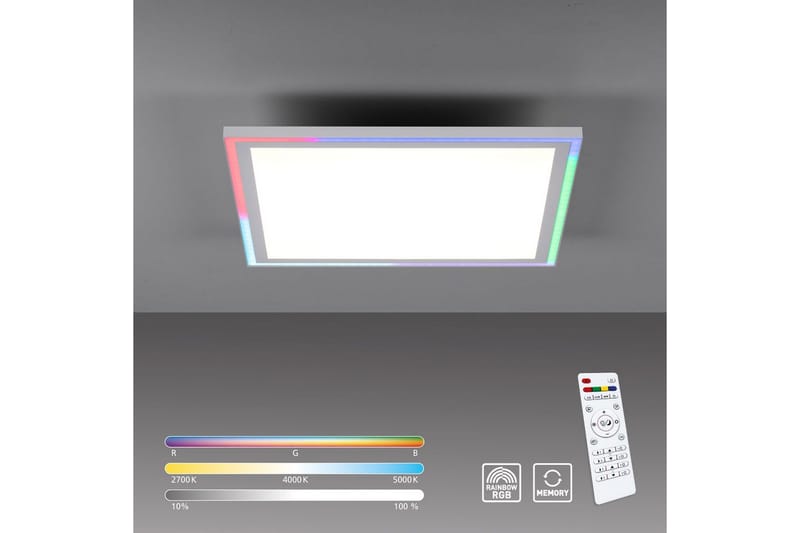 Taklampe Edging - 40x5,2x40 cm - Belysning - Innendørsbelysning & Lamper - Soveromslampe - Taklampa sovrum