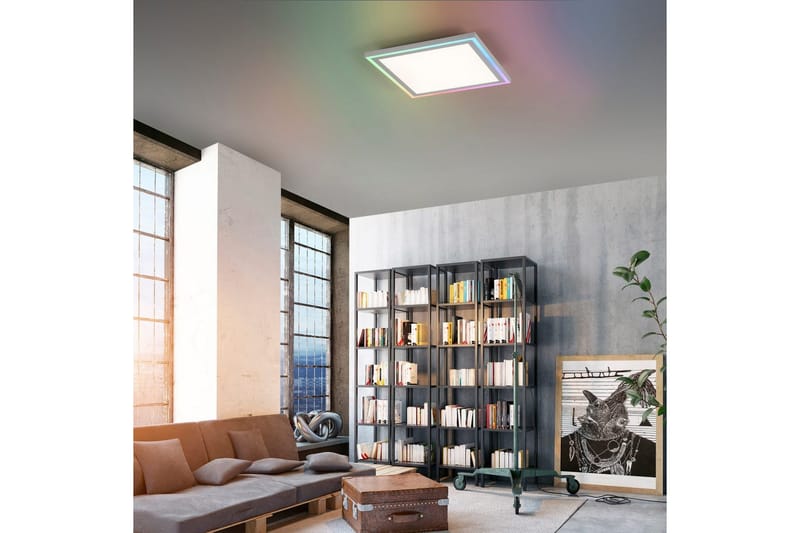 Taklampe Edging - 40x5,2x40 cm - Belysning - Innendørsbelysning & Lamper - Soveromslampe - Taklampa sovrum