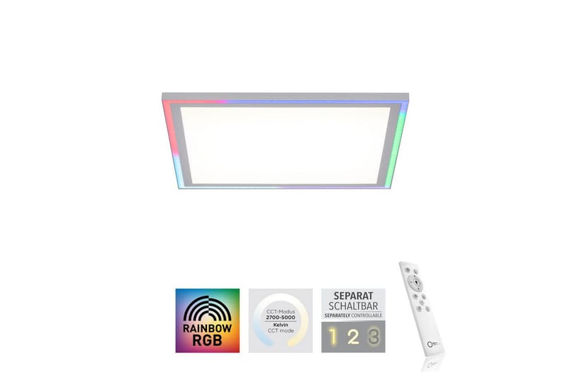 Taklampe Edging - 40x5,2x40 cm - Belysning - Innendørsbelysning & Lamper - Soveromslampe - Taklampa sovrum