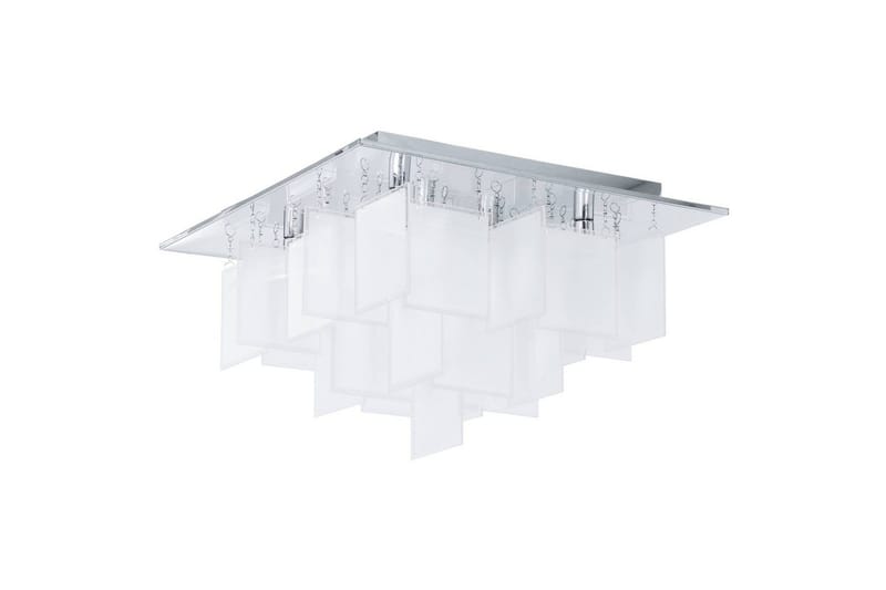 Taklampe Eglo Condrada 1, Hvit/Krom