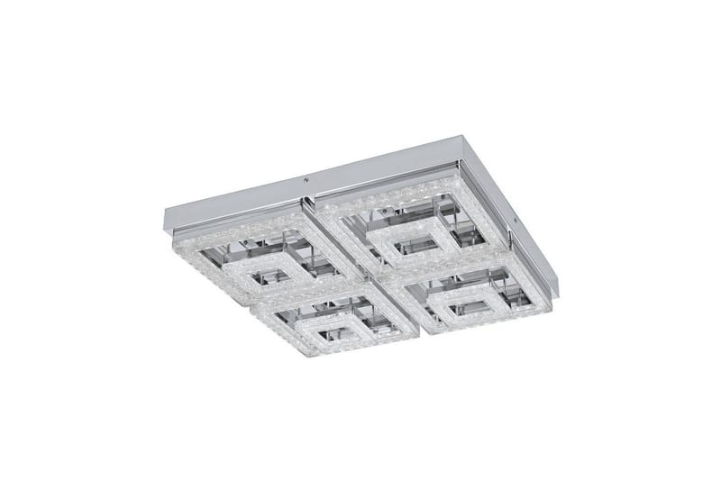 Taklampe Eglo Fradelo 520x520 mm - Krom/Grå - Belysning - Innendørsbelysning & Lamper - Soveromslampe - Taklampa sovrum