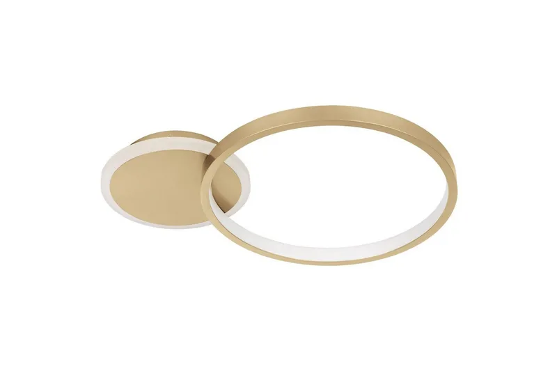 Taklampe Eglo Gafares Rund Gullfarget/Hvit, Gull/Hvit