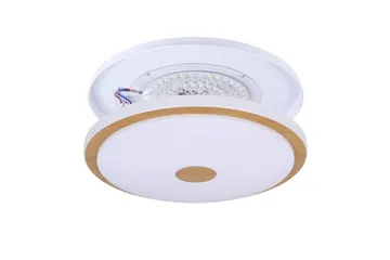 Taklampe Eglo Lanciano 1 380 mm - Hvit/Brun - Belysning - Innendørsbelysning & Lamper - Soveromslampe - Taklampa sovrum
