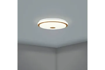 Taklampe Eglo Lanciano 1 380 mm - Hvit/Brun - Belysning - Innendørsbelysning & Lamper - Soveromslampe - Taklampa sovrum