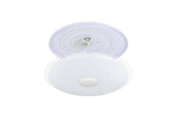 Taklampe Eglo Lanciano - Hvit/Sølv - Belysning - Innendørsbelysning & Lamper - Soveromslampe - Taklampa sovrum