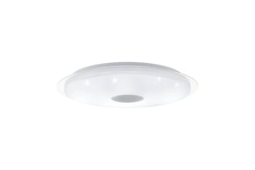 Taklampe Eglo Lanciano - Hvit/Sølv - Belysning - Innendørsbelysning & Lamper - Soveromslampe - Taklampa sovrum