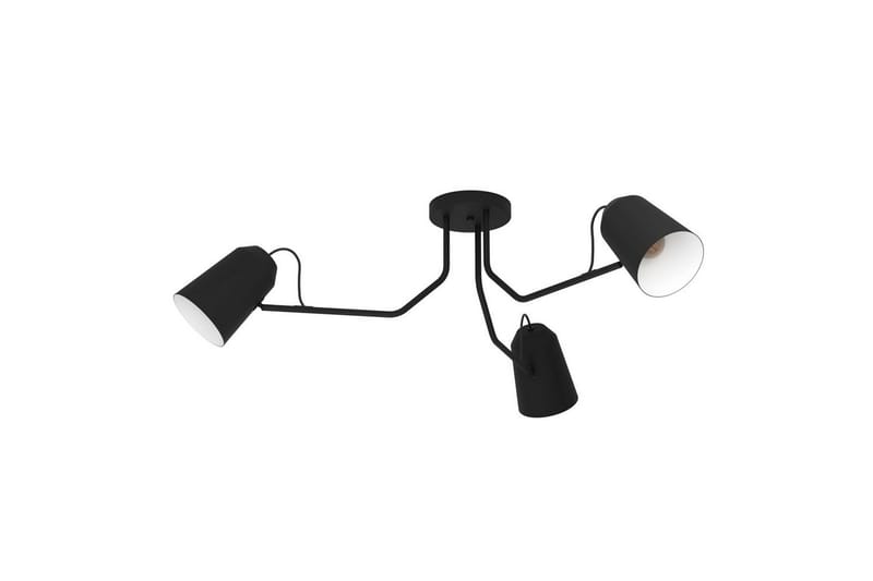 Taklampe Eglo Loreto, Svart/Hvit