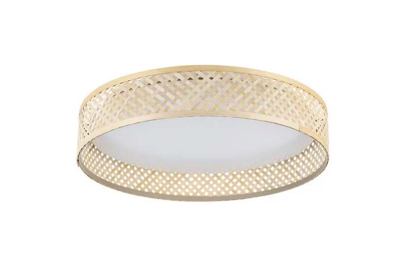 Taklampe Eglo Luppineria Ø380 mm hvit brun, Hvit/Brun