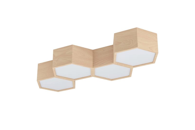 Taklampe Eglo Mirlas med 4 lamper, Hvit