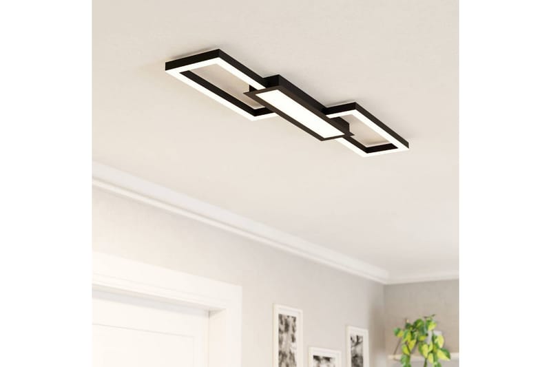 Taklampe Eglo Monirote Svart Hvit - Hvit - Belysning - Innendørsbelysning & Lamper - Soveromslampe - Taklampa sovrum