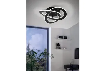 Taklampe Eglo Rolimare svart/hvit - Svart/Hvit - Belysning - Innendørsbelysning & Lamper - Soveromslampe - Taklampa sovrum
